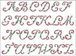 (image for) Alphabets: Victorian Christmas Holly
